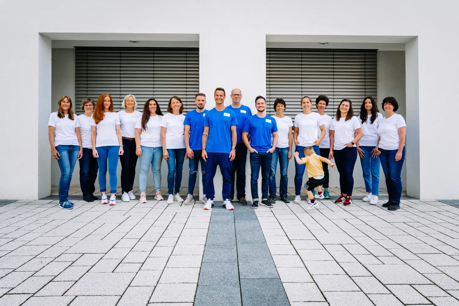 Team von Physiotherapie an der Blau